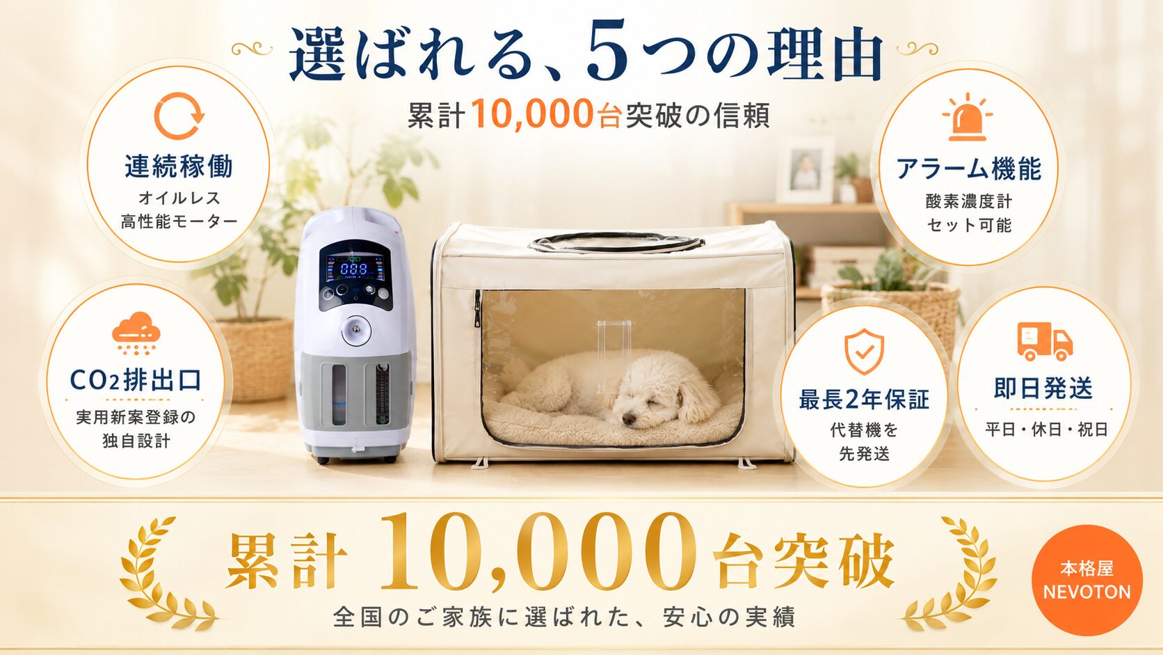 本格屋NEVOTON｜累計10,000台突破の信頼と5つの強み
