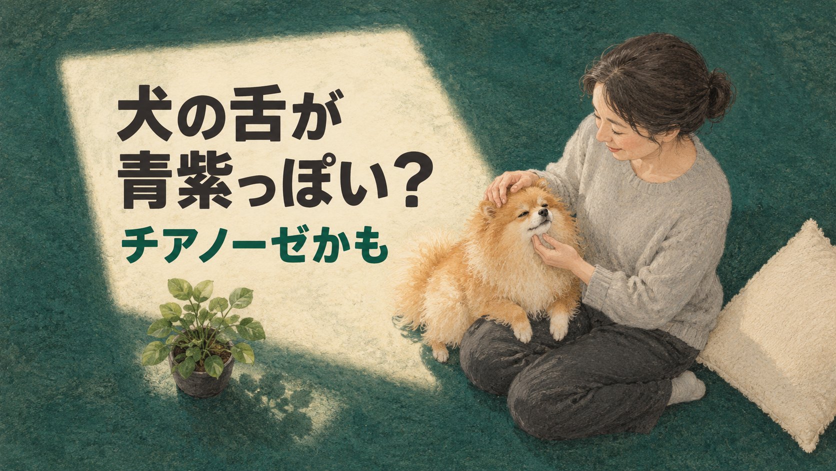 犬の舌・歯ぐきの色の見方（チアノーゼのサイン）
